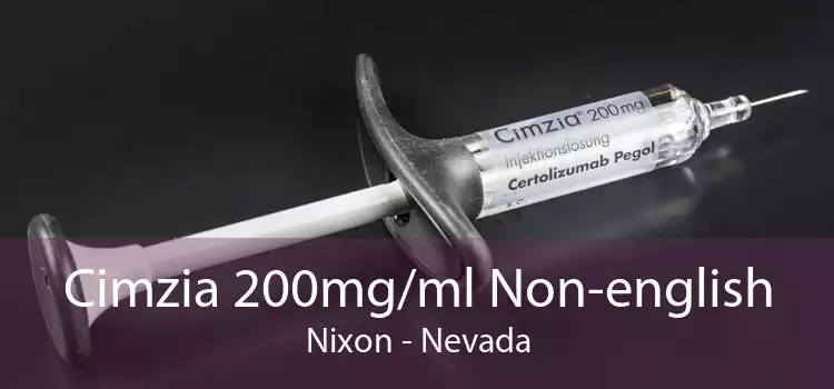Cimzia 200mg/ml Non-english Nixon - Nevada