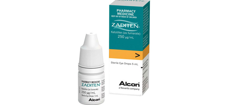 Zaditen® Eye Drops 0.03% dosage Imlay, NV
